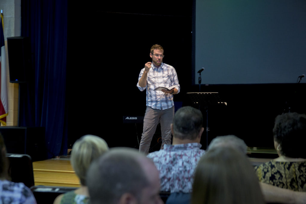 Blair Cushman Preaching At Redemption Bible Church