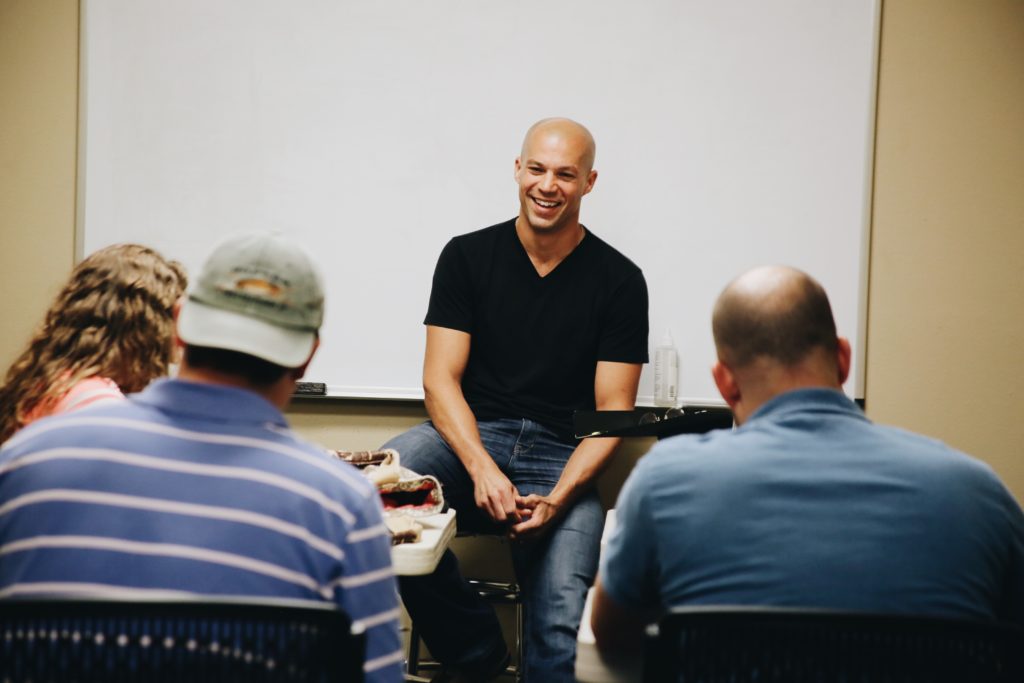 Nate de Koning Teaching the Equipped to Counsel Class in 2017